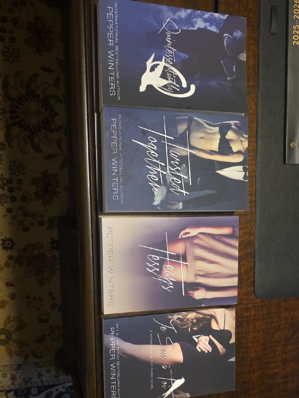 Pepper Winters 4-Book Set — Purple Gradient Romance Paperbacks
